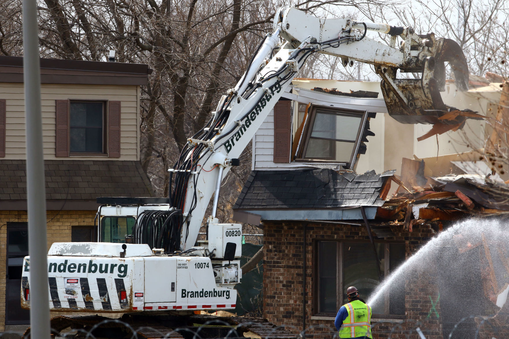Gallery: Demolition begins on West Calumet Housing Complex
